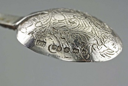 Hanau Silver Christening Spoons (Pair)